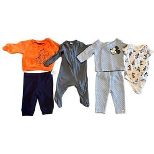 Baby Boy Clothing Lot – Size 0–3 Months (Disney, Old Navy, Little Me)